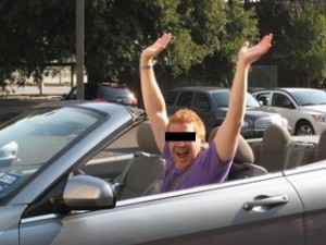 Windpipe riding with the top down